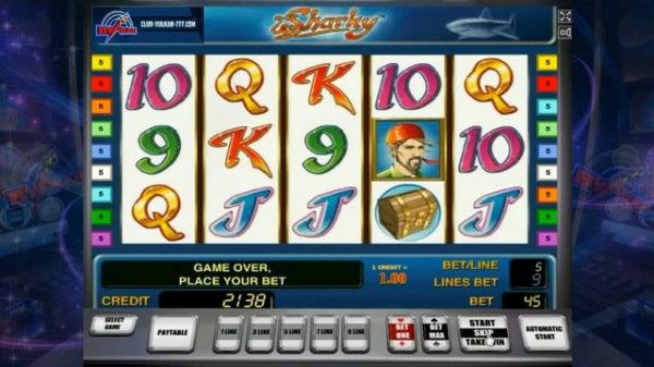 Обзор игрового автомата Sharky