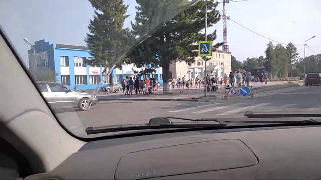 Открытие фонтана в городе Колпашево смотреть онлайн