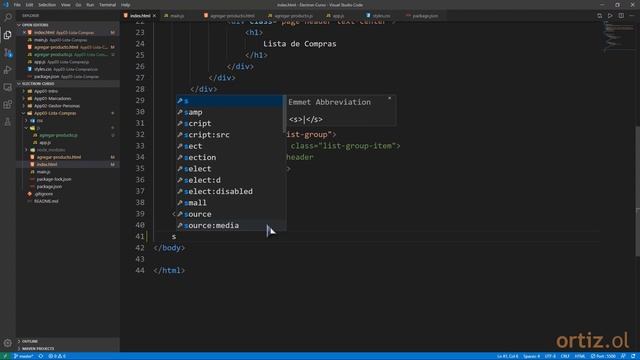 Electron Curso: 73 Construir de la Interfaz Gráfica de Usuario para Agregar Producto смотреть онлайн