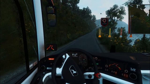 ETS 2 Peru Bus Driving in rain | Ayacucho-Paqcha смотреть онлайн
