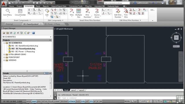 Part 17 Inserting Standalone Symbols, Parent SymBols; Autocad Electrical Tutorial смотреть онлайн