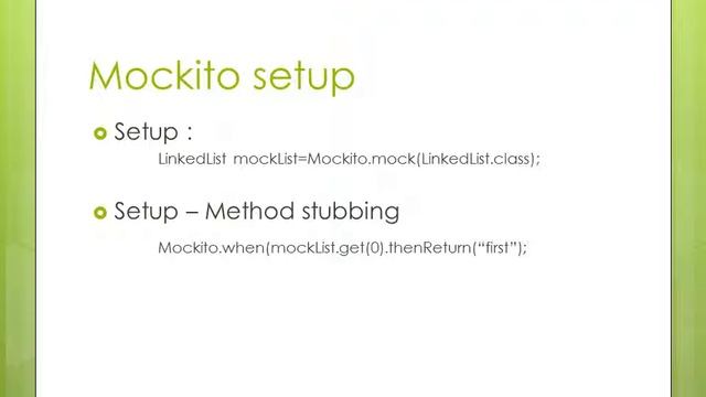 Mockito framework смотреть онлайн