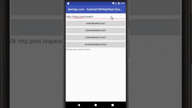 android okhttp3 http get post request example смотреть онлайн