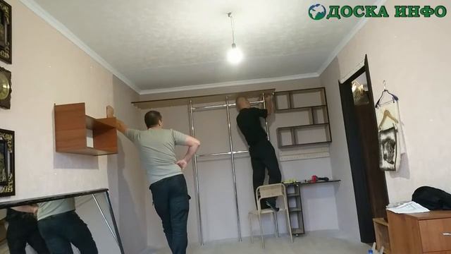 Монтаж встроеного шкафа купе смотреть онлайн