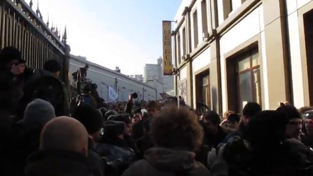 5 минут после задержания Сергея Удальцова 10 марта 2012