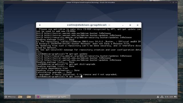 Debian 10 Buster Install Original Graphical смотреть онлайн