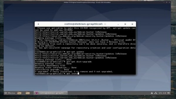 Debian 10 Buster Install Original Graphical