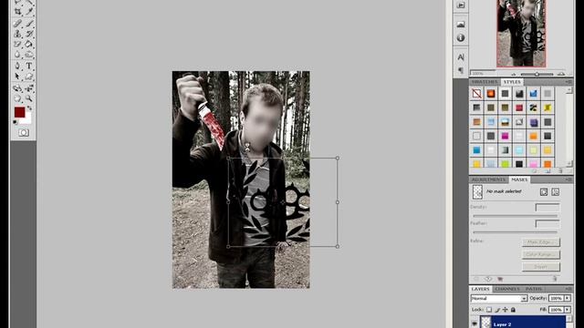 [Урок]Как замазать лицо. смотреть онлайн