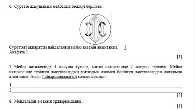 9 сынып Биология 3 тоқсан ТЖБ тапсырмаларын талдау смотреть онлайн