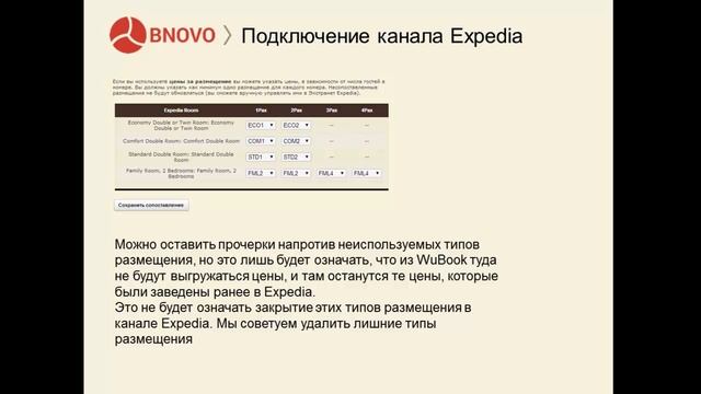 WuBook.Подключение канала Expedia смотреть онлайн