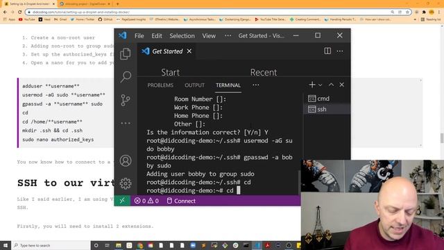 Setting up a Digital Ocean droplet with Docker смотреть онлайн