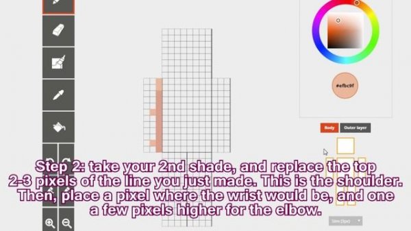 How to Shade 'Skin' on Your Minecraft Skin | Tutorial