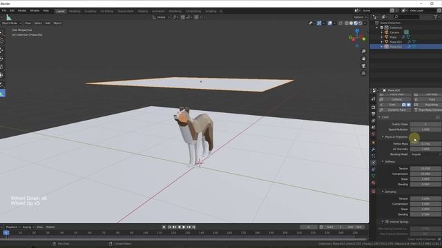 How to Use the CLOTH MODIFIER in Blender! Beginner Cloth Tutorial смотреть онлайн