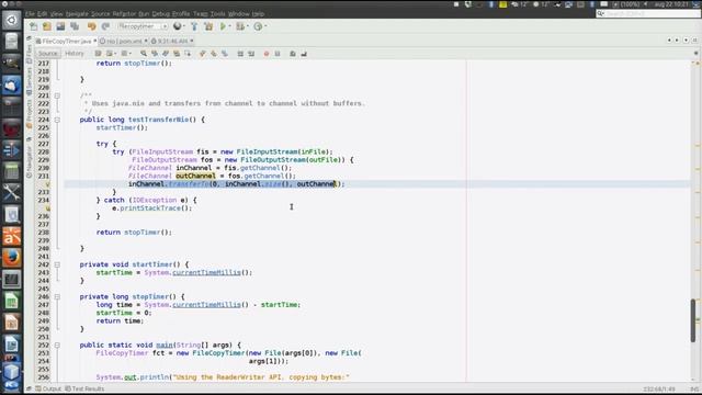 File handling program using Java NIO смотреть онлайн