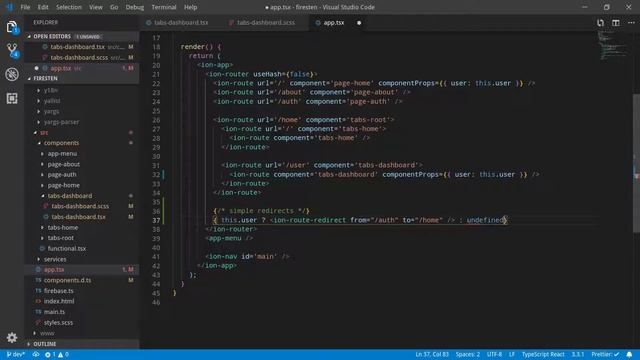 4.6 Building applications with Stenciljs/Ionic and Firebase - Logout and User detail смотреть онлайн