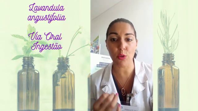 Óleos essenciais - O o.e. Lavanda (Lavandula angustifolia) por via oral смотреть онлайн