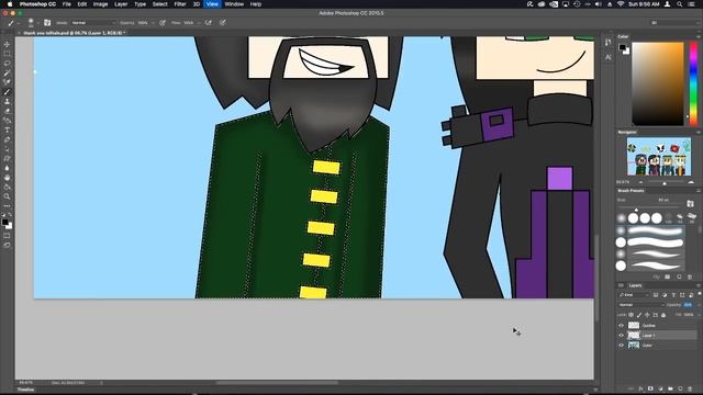 Speed Art - Thank You Telltale Games! (Minecraft: Story Mode Speed Art)