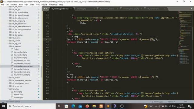 Membuat slider gambar otomatis dengan bootstrap | gambar get dari database смотреть онлайн