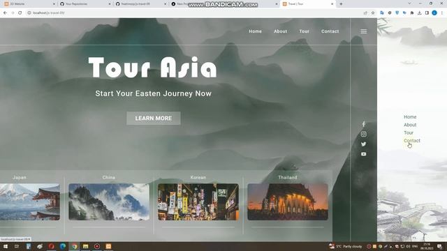 088 Website beautiful modern design. Portfolio Travel Site. Fog. Source code. Deploy. Responsive. смотреть онлайн