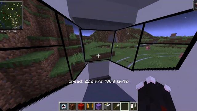 Minecraft Transit Railway 1 18 2 Singleplayer (village trasport line) смотреть онлайн