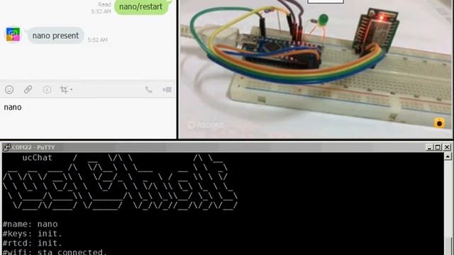 Example Arduino Code with ESP8266 as Line Bot hardware module. смотреть онлайн