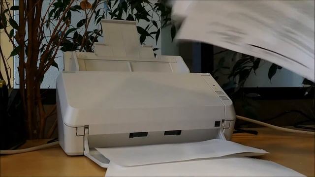 Test scanner Fujitsu SP-1130 смотреть онлайн