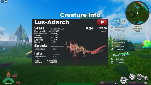 How to Get Lus-Adarch and Death Rewards | Creatures of Sonaria | Roblox смотреть онлайн