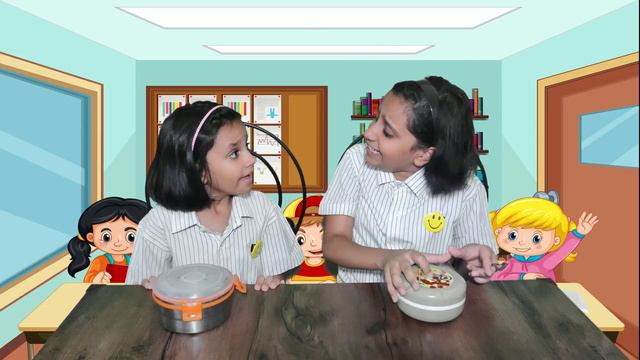School Lunchbox Mein Maggi | Moral Story for Kids смотреть онлайн