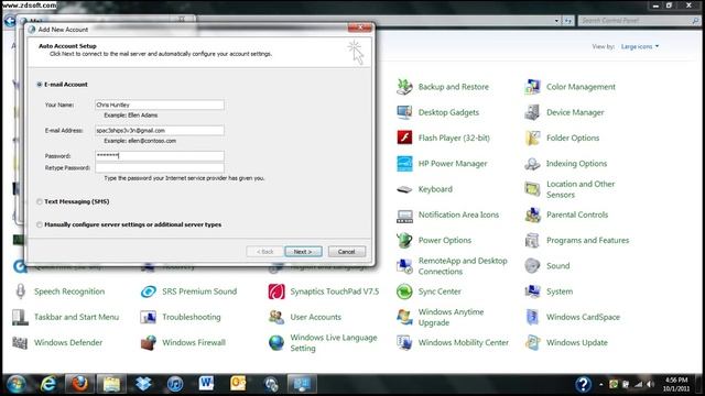 How To sync emails using Microsoft Outlook 2010 Tutorial смотреть онлайн