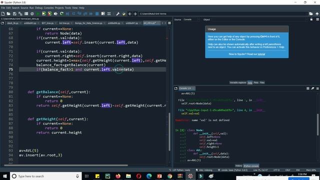 Data Structure with Python, AVL Tree, In Hindi смотреть онлайн