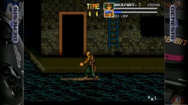 The Punisher (Sega Genesis) - Full Game - Nick Fury - Expert Mode