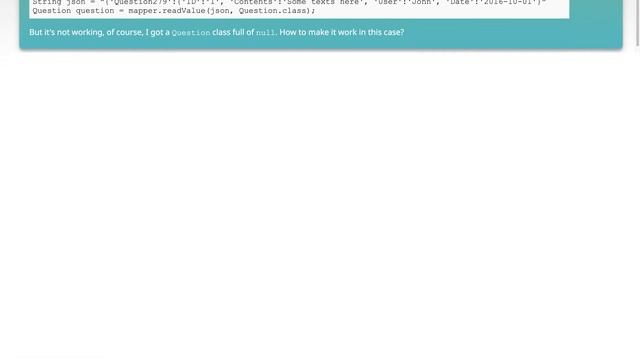 Skip the first level in JSON when using jackson смотреть онлайн