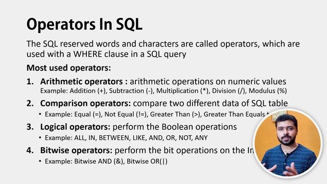 SELECT Statement & WHERE Clause with Example | Operators in SQL | SQL Tutorial in Hindi 5 смотреть онлайн