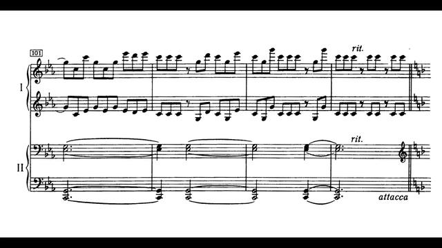 Shostakovich - Piano Concerto No 2 Op. 102, II and III. Max A. Midroit, piano (with sheet music) смотреть онлайн