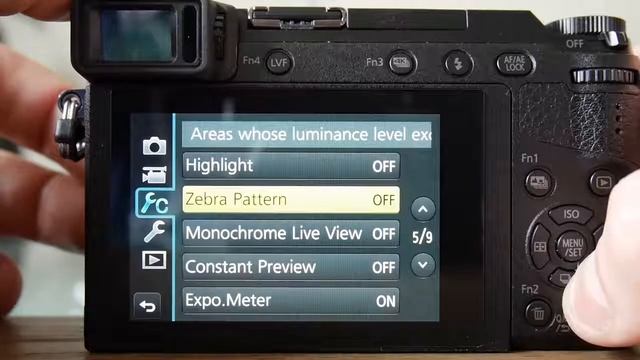 Panasonic GX80 меню смотреть онлайн