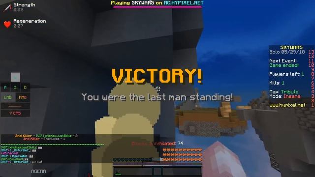 Агера ЗАСТРЯЛ в КЛЕТКЕ на Скай Варс! ЖЕСТКИЙ ТРОЛЛИНГ! [Hypixel Sky Wars Minecraft] смотреть онлайн