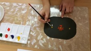 Мастер класс по рисованию "РОСПИСЬ ЖОСТОВСКОГО ПОДНОСА" воспитателя Ким И.В.