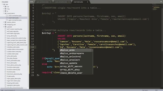PHP and MySQL Lesson 12.3 - MySQL Database (Part 3) PHP MySQL INSERT Query смотреть онлайн