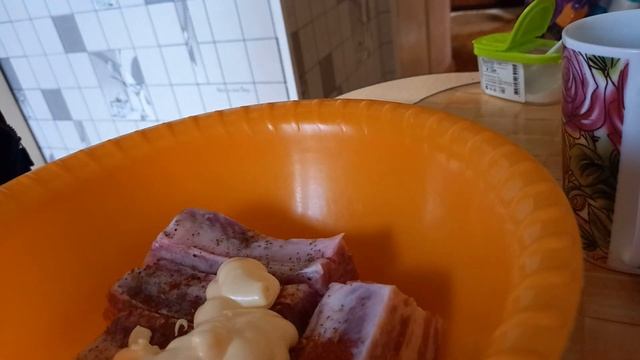 Очень вкусный рецепт картофель/Картофель со свиными ребрами. смотреть онлайн