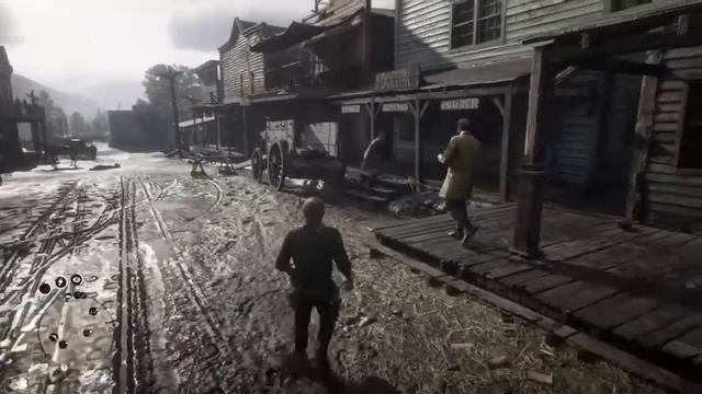 Red Dead Redemption 2 Sheriff survives a headshot смотреть онлайн
