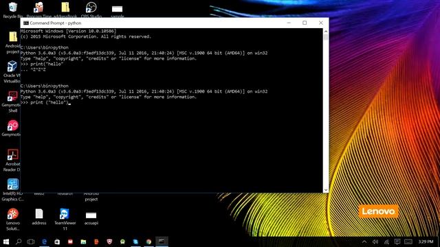 Python execution using installer смотреть онлайн