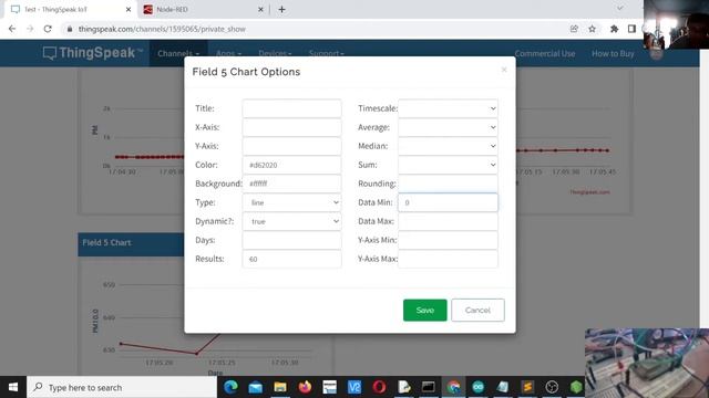 TestNodeRedTo Thingspeak mqtt смотреть онлайн