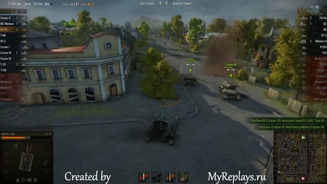 WOT: Ensk - SU-76 - 4 frags смотреть онлайн