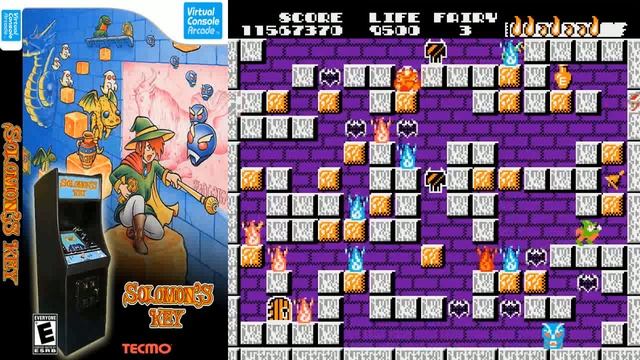 Gameplay "Solomon's Key Hack Forgotten Rooms" Nes смотреть онлайн