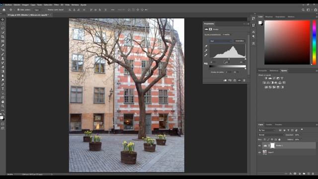 Curso práctico de Photoshop - 16.- Niveles y curvas смотреть онлайн