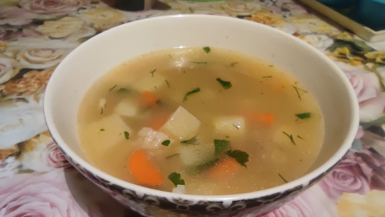 Самый простой и быстрый рецепт супа ! Очень вкусный суп для тех кто не любит лук