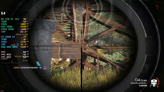 SNIPER ELITE 4 XEON E5 2660 RX 570 8GB DE RAM смотреть онлайн