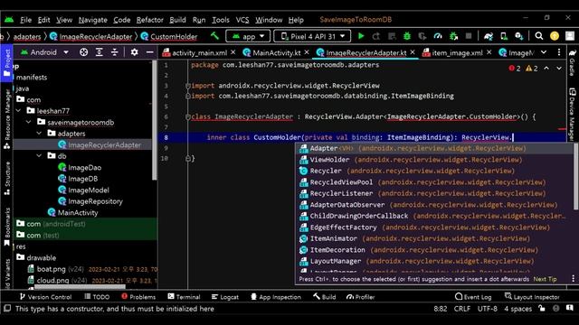 Save Image to Room database (via Media Store) смотреть онлайн