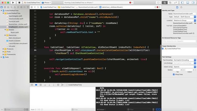 6- Send chat messages to Firebase | Chat App | Swift4, Xcode (عربي) смотреть онлайн