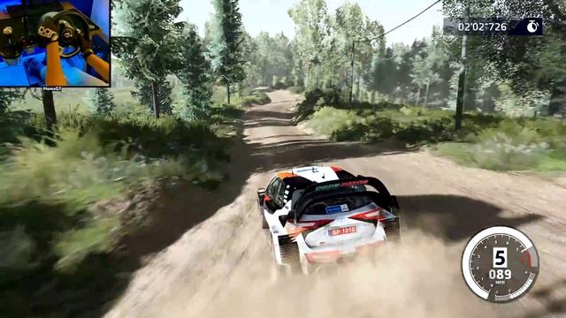 WRC 10 | Very Fast Run in Toyota Yaris | Thrustmaster T-GT 2 смотреть онлайн